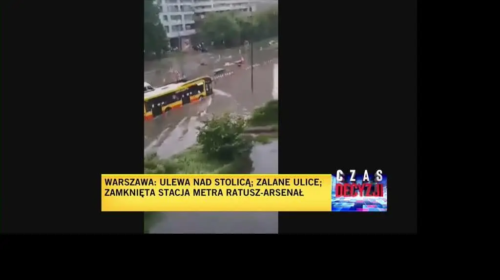 ulewa strazak
