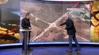 Generał Skrzypczak mówi, że w kolumnie przesuwającej się w stronę Kijowa są wozy amunicyjne i wozy z zaopatrzeniem