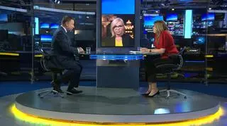 Marcin Kierwiński i Paulina Hennig-Kloska w "Faktach po Faktach"