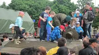 Szczególnie zainteresowane pojazdami były dzieci