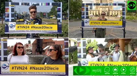 #Nasze20lecie Waszymi oczami. Czego życzycie TVN24?