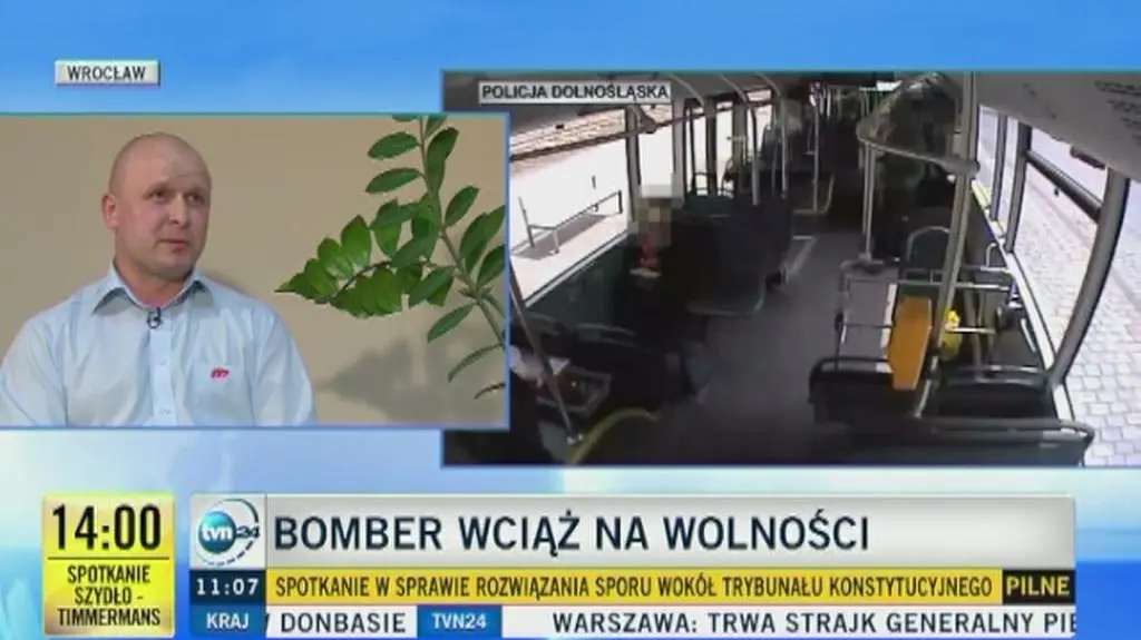 Rozmowa z kierowcą autobusu w którym była bomba