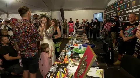 Dominika i Romek wzięli ślub na Pol’n’Rock Festival 