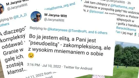 Czego "typowym przykładem" jest radna Jacyna-Witt i co dzięki niej zobaczyli wyborcy PiS?