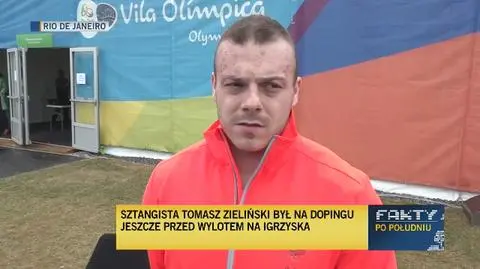 Adrian Zieliński zapewnia, że nic nie brał (wideo z 10.08.2016)