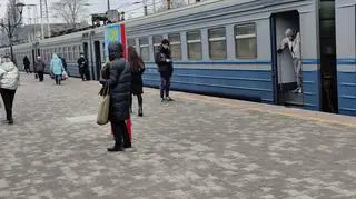 Pociąg podmiejski w Odessie