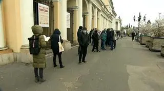 Kolejka w Warszawie