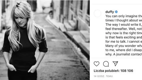 Duffy przerywa milczenie