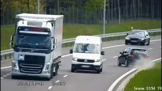 Jechała pod prąd drogą ekspresową