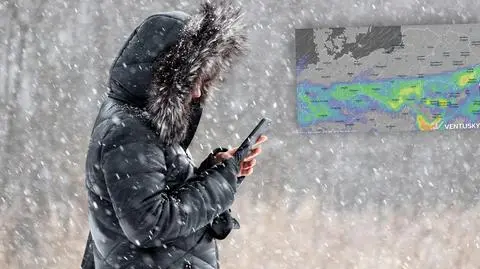 Niż Katharina ściągnie zimne powietrze i śnieg. Czeka nas prawdziwe załamanie pogody