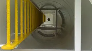 Wejście do stacji radarowej
