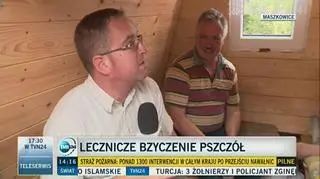 "Leżenie na pszczołach" pozytywnie wpływa na zdrowie?