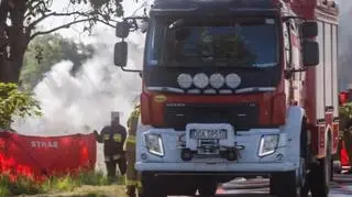 Na miejscu pracowały służby