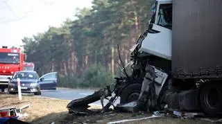 Zginął kierowca jednej z ciężarówek