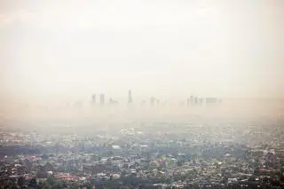Smog nad Melbourne - zdj. ilustracyjne