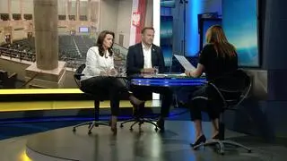 Marzena Okła-Drewnowicz i Tomasz Trela w "Faktach po Faktach"