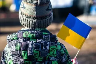Ukraińskie dzieci uciekły przed wojną