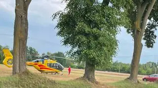 Wypadek na drodze 61 w okolicach Pułtuska