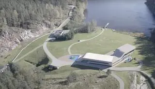 Ujęcie z nagrania o "północnej daczy" Putina 
