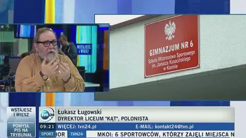 Dyrektor liceum: przemoc w szkołach mnie nie dziwi