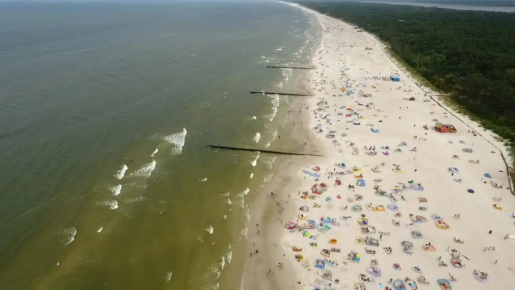 Plaża w Łebie