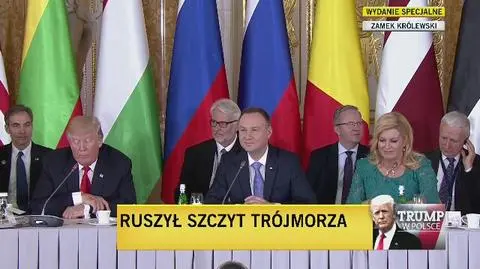 Trump: jestem zaszczycony że mogę tu być