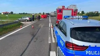 Motocykl zderzył się z autem