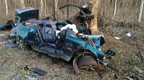 Efekt wypadku w Bobrowie