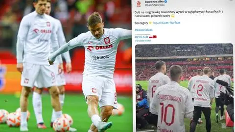 Zaskakujący gest Polaków przed meczem z Albanią
