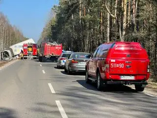 Czołowe zderzenie w okolicy Mińska 