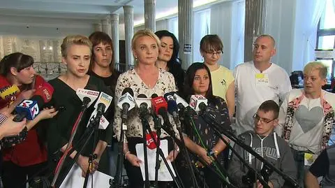 Agnieszka Ścigaj o proteście rodziców dzieci niepełnosprawnych