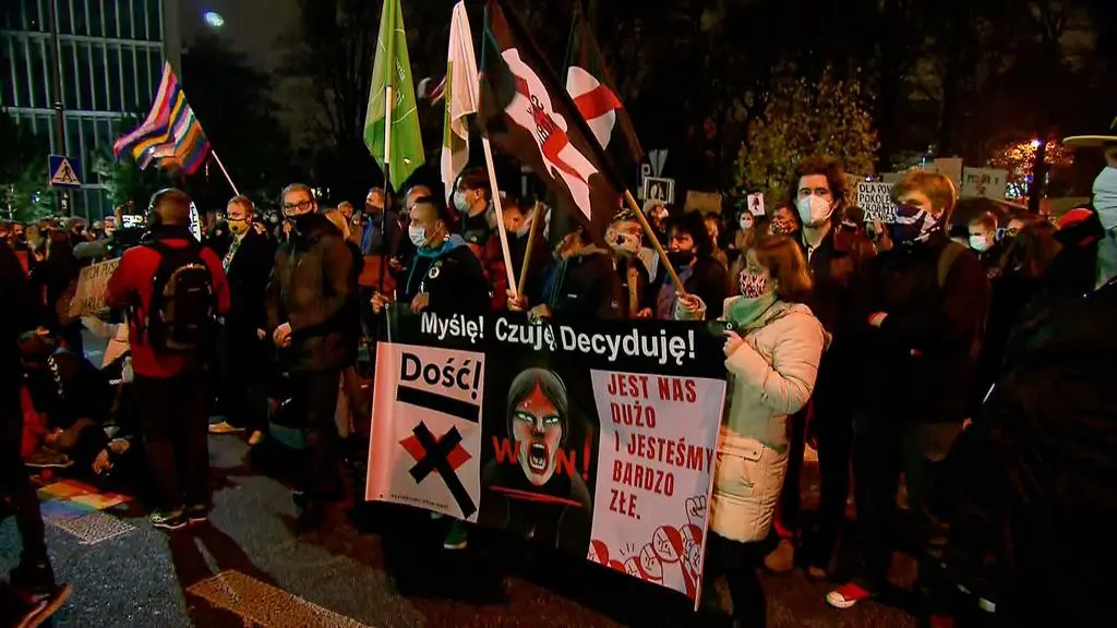 Protest przed Sejmem