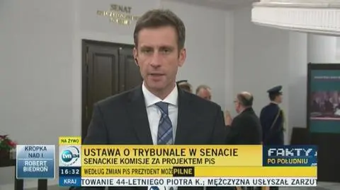 Reporter TVN24: senacka debata nad ustawą o TK może być długa a głosowanie dopiero w nocy
