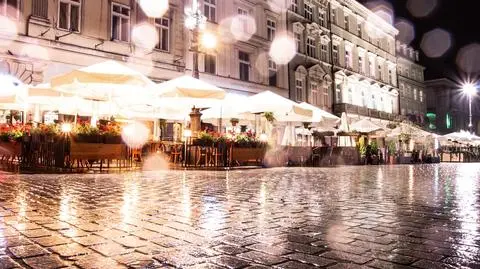 Deszczowa noc, Kraków