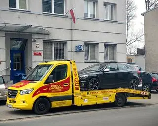 Odholowany samochód pijanego kierowcy z Krotoszyna
