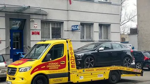 Odholowany samochód pijanego kierowcy z Krotoszyna