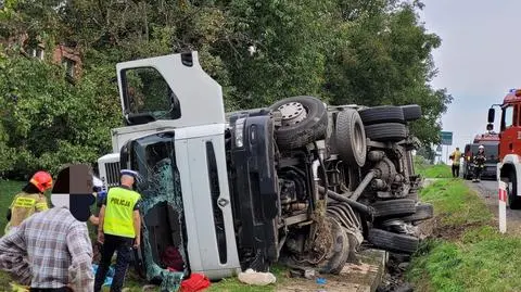 Wypadek na DK7 w Zalesiu pod Krakowem