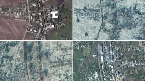 Tak zmieniły się Sołedar i Bachmut w ciągu pięciu miesięcy. Zdjęcia satelitarne