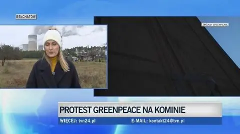 Protestujący wtargnęli na teren elektrowni