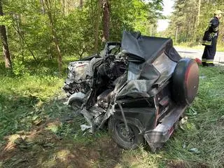 W wypadku zginął policjant