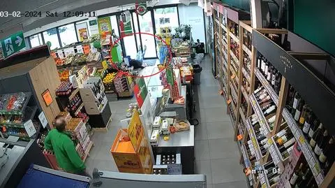 Mężczyzna próbował ukraść pięć butelek whiskey