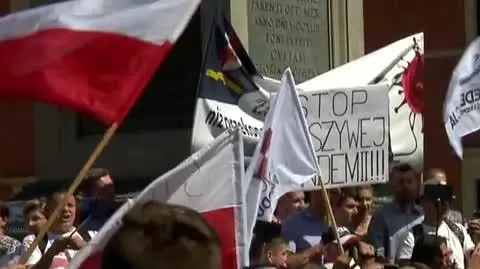 protest wwa antykorona