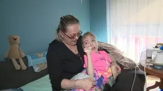 Pani Anna z wnuczką Vanessą