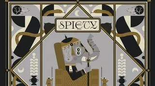 Okładka płyty "Spiętego", pod tytułem "Black Mental"