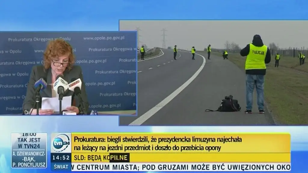 Prokuratura ma opinię biegłych w sprawie kolizji prezydenckiej limuzyny