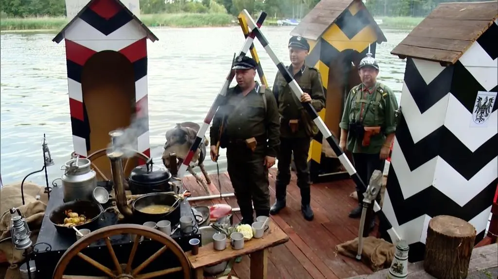 Jest to inscenizacja sprzed wieku 100 lat niepodległości Zaginiony Legion Piłsudskiego”