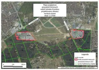 Plan terenu okolic lotniska