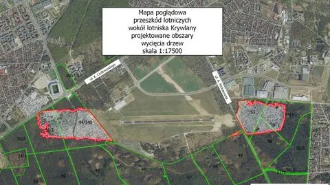 Plan terenu okolic lotniska
