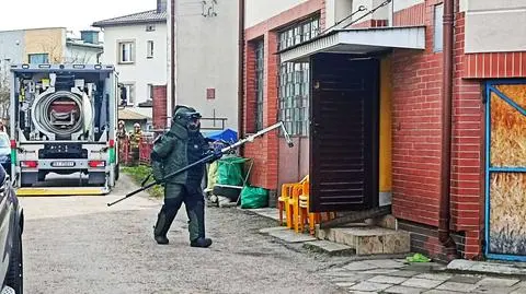 W akcji brała udział policyjna grupa minersko-pirotechniczna
