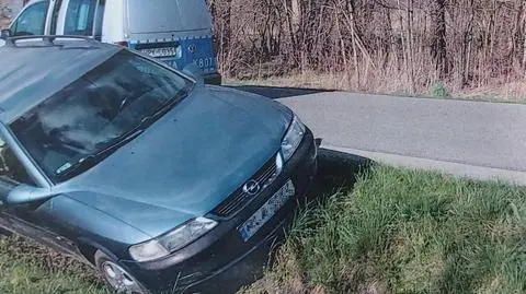 Wjechał do rowu, wysiadł z samochodu i usnął. W jego żyłach krążyło siedem promili alkoholu
